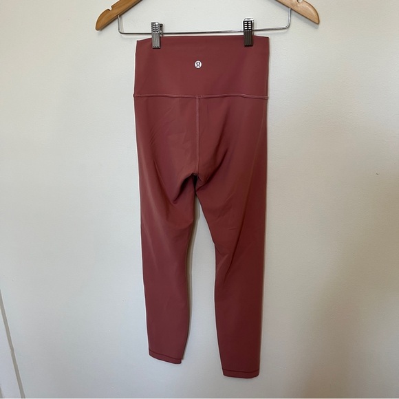Lululemon Align Crop Leggings in Mauve Size 4 - Picture 3 of 4